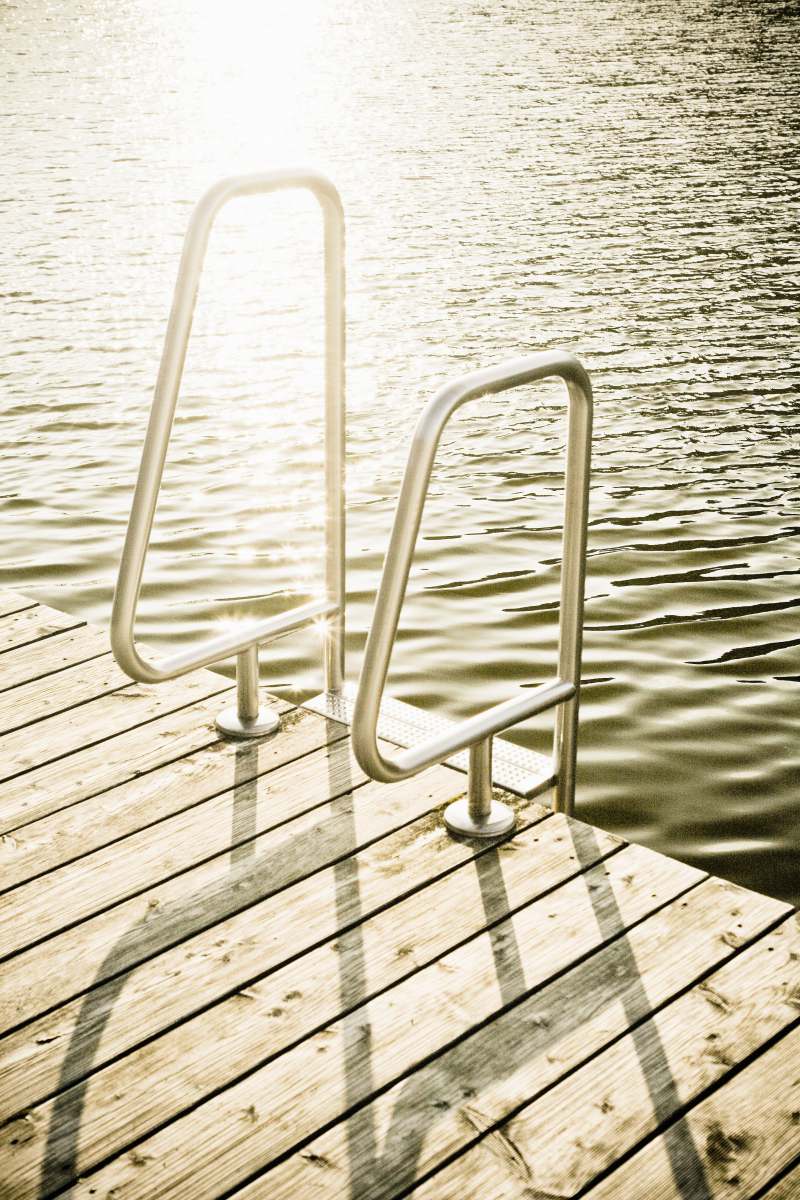 trebgast silver body of water ladder germany